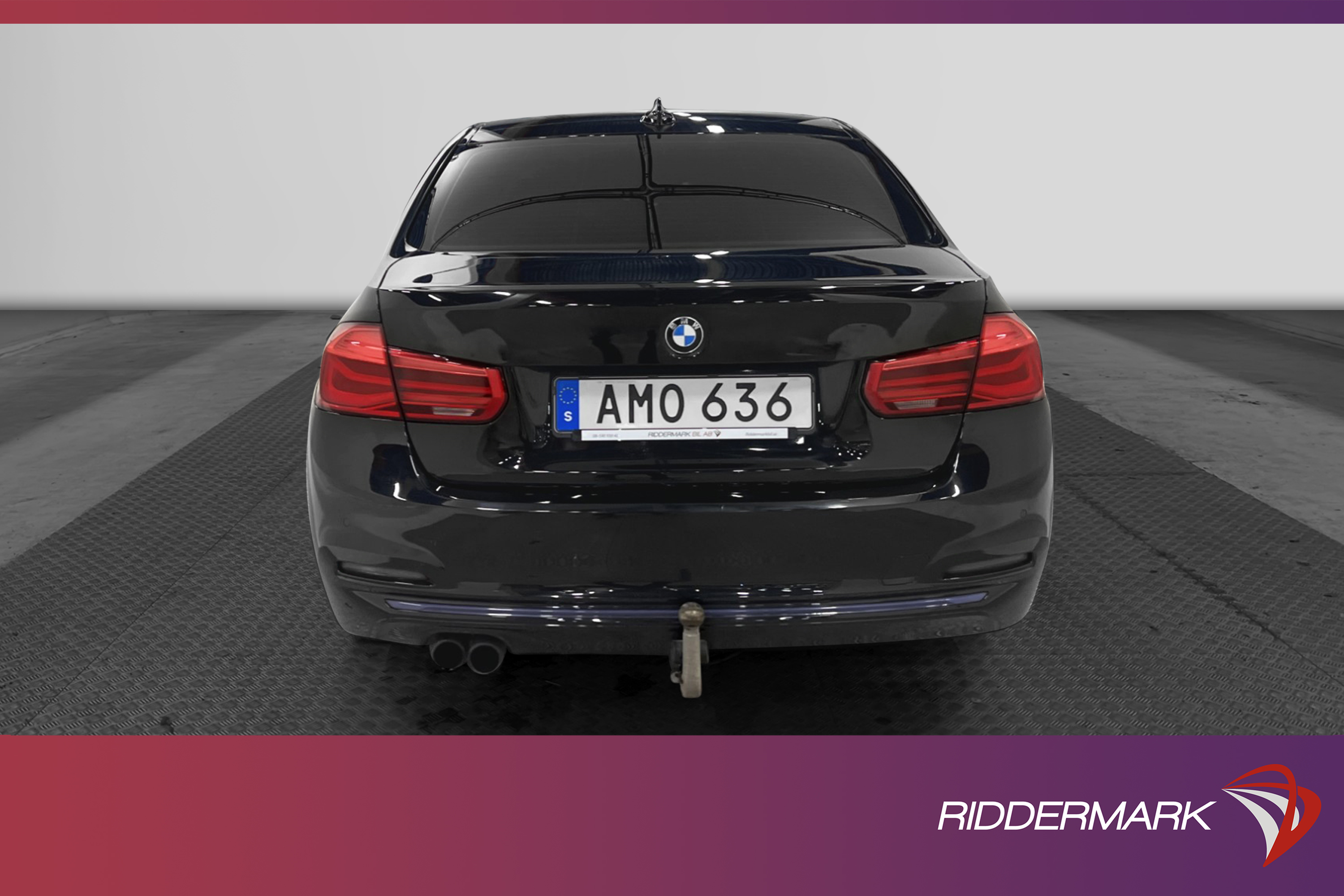 BMW 330i Sportline 252hk Dragkrok Skinn LED 