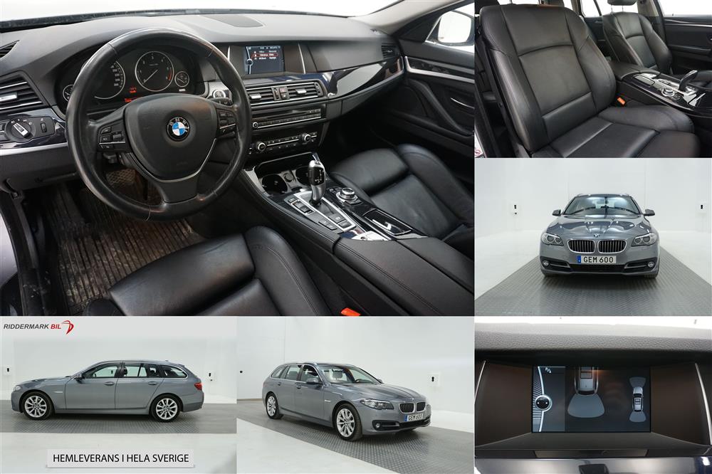 BMW 520d xDrive 184hk Komfort Drag Helskinn PDC 