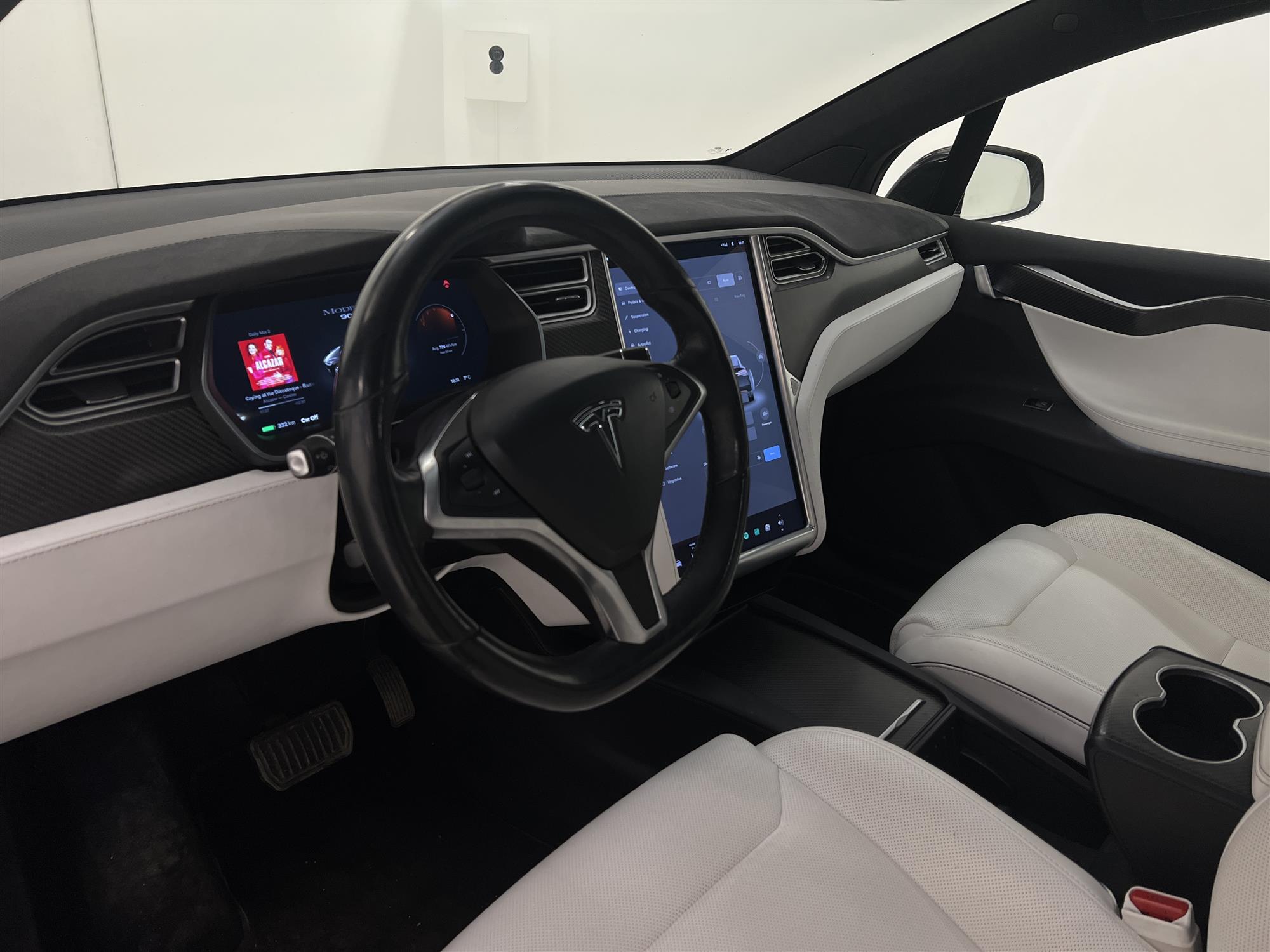 Tesla Model X 90D AWD 423hk 6Sits FRI SUPERCHARGE Drag Moms 