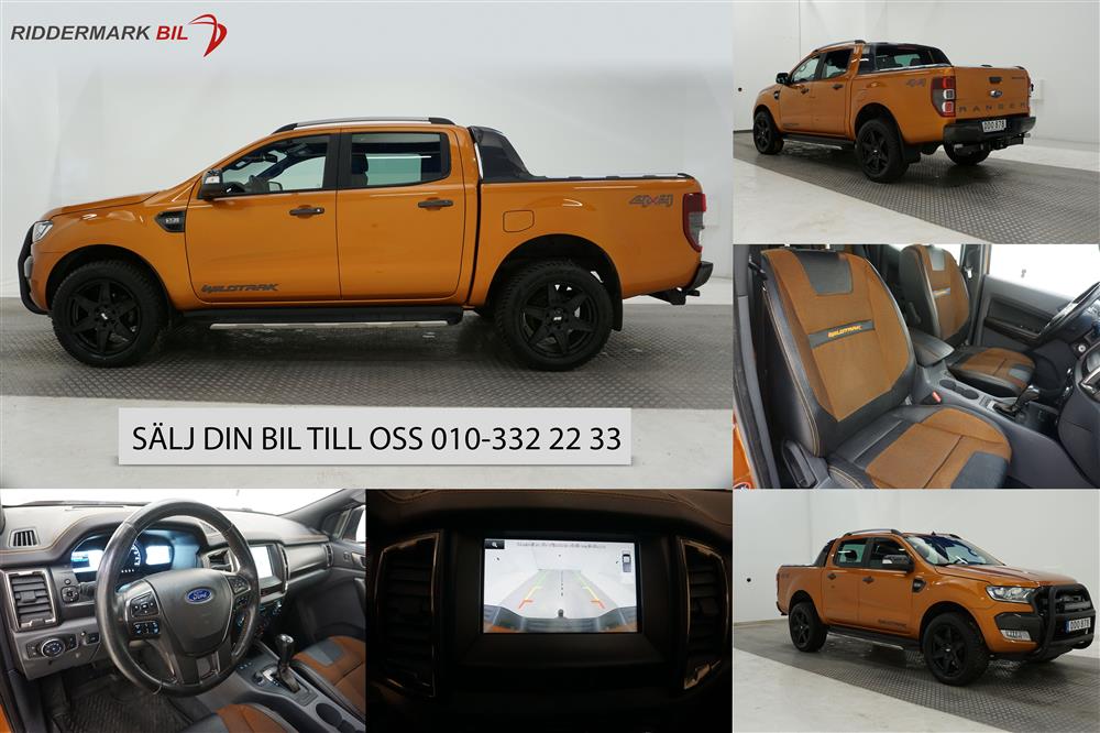 Ford Ranger Wildtrak 3.2 TDCi 4WD 200hk Värmare Moms 