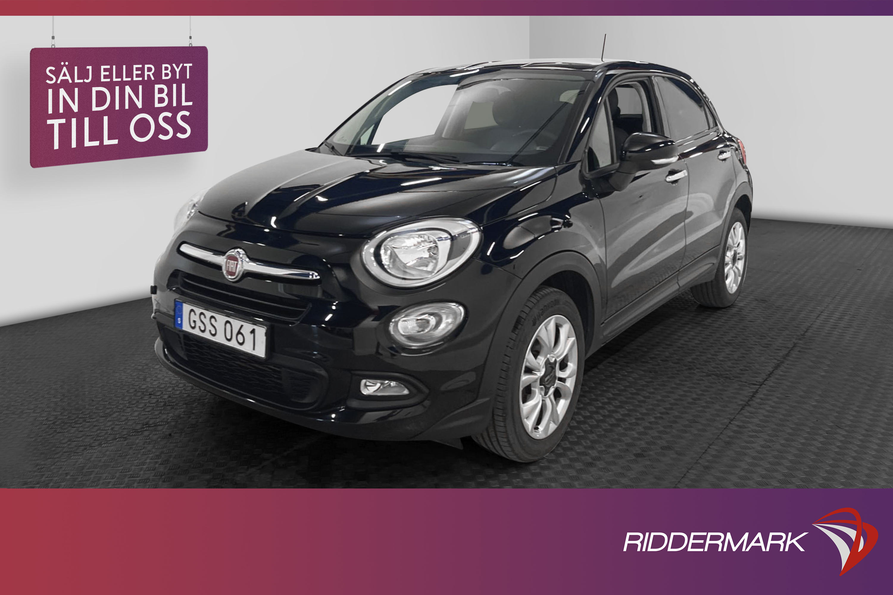 Fiat 500X 1.4 16V 140hk PopStar P-sensor Keyless Rattvärme