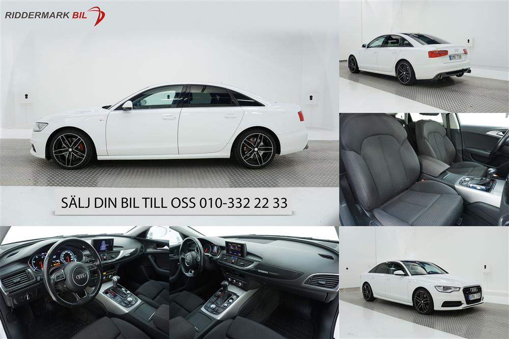 Audi A6 3.0 TDI V6 245hk Quattro S-Line D-Värmare Drag 245hk