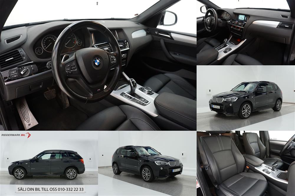 BMW X3 xDrive30d M-Sport Eu6 258hk Navi Backkamera D-Värm