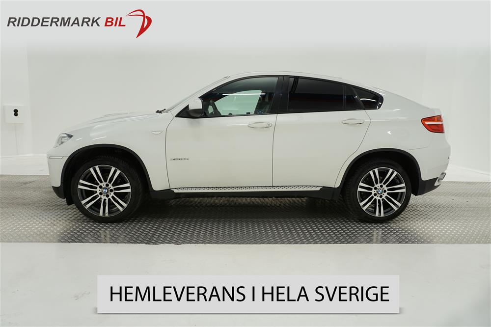 BMW X6 30d xDrive M-Sport Skinn Navi Svart Innertak Nyservad