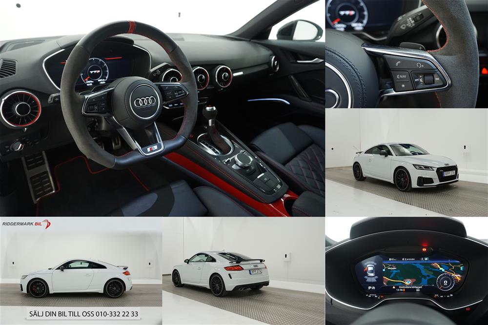 Audi TTS Coupé TFSI Quattro 306hk Kolfiber Cockpit B&O Skinn