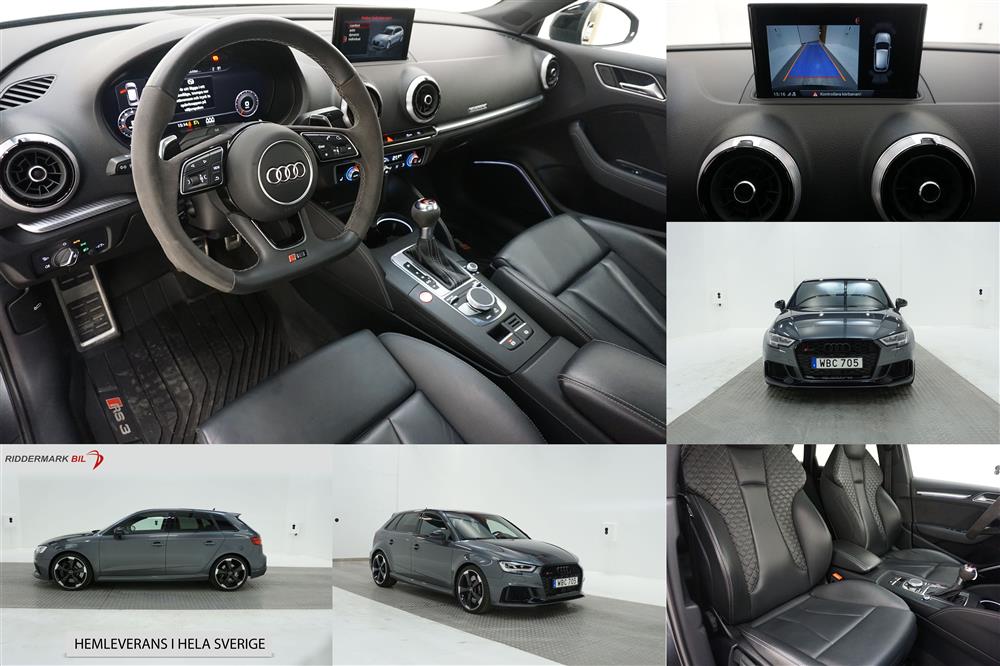 Audi RS3 2.5 TFSI 400hk Quattro Cockpit RS-Paket B&O Sv-Såld