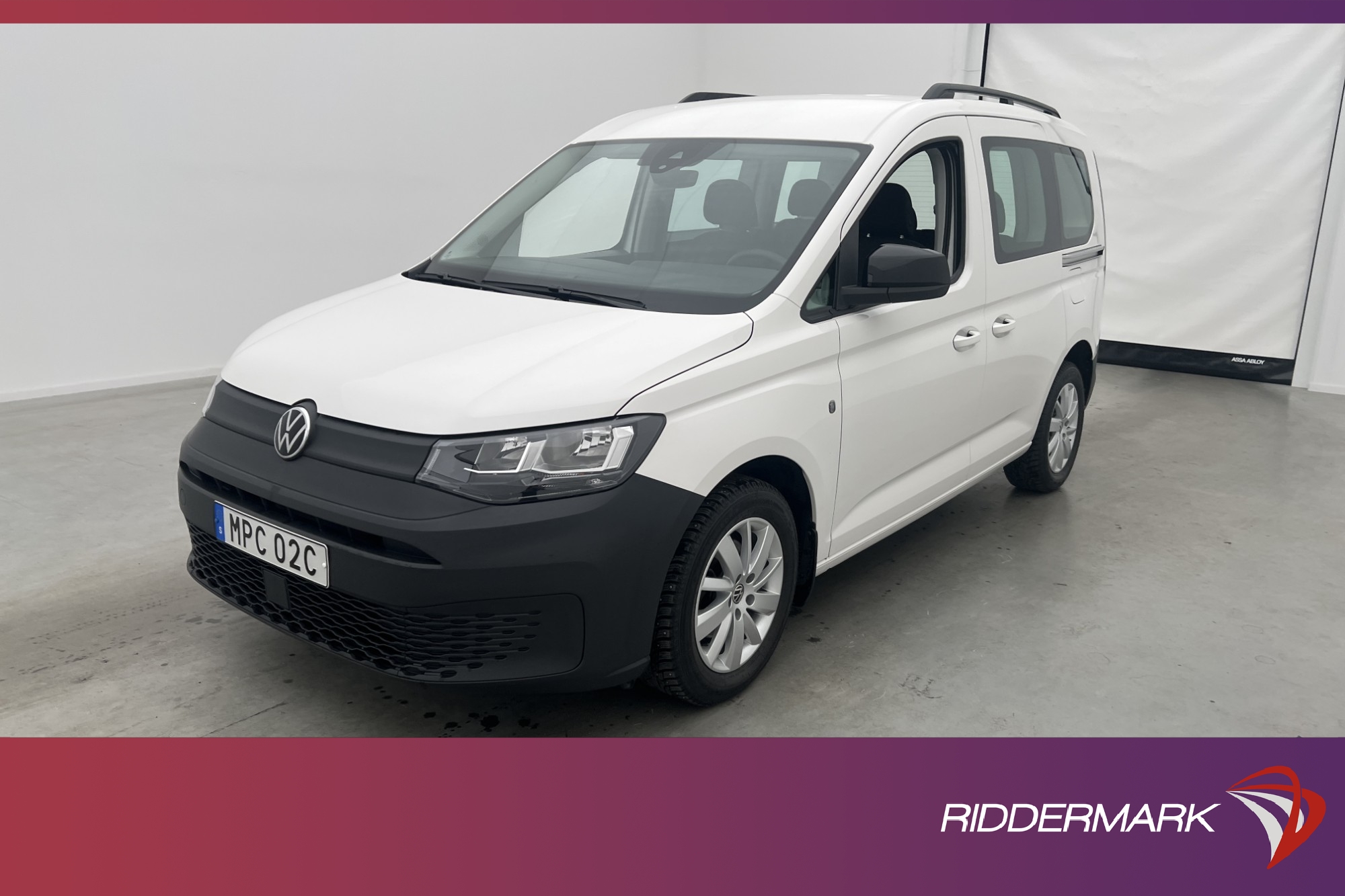 Volkswagen Caddy Life 2.0TDI Värmare Drag PDC 5-Sits Moms