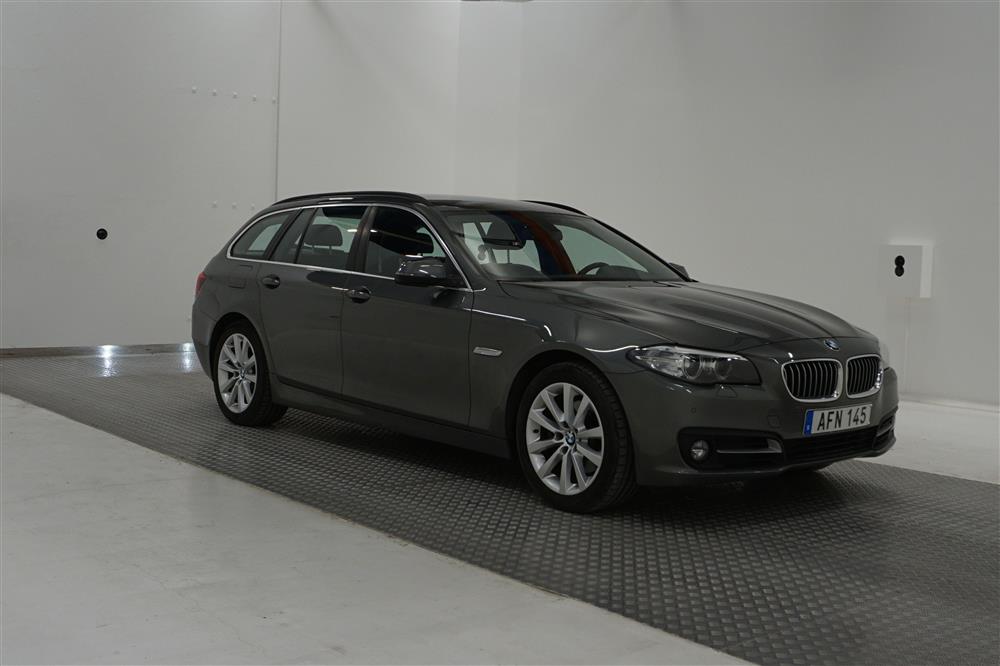 BMW 520d Touring 190hk Drag Skinn Välservad 0.45l/mil