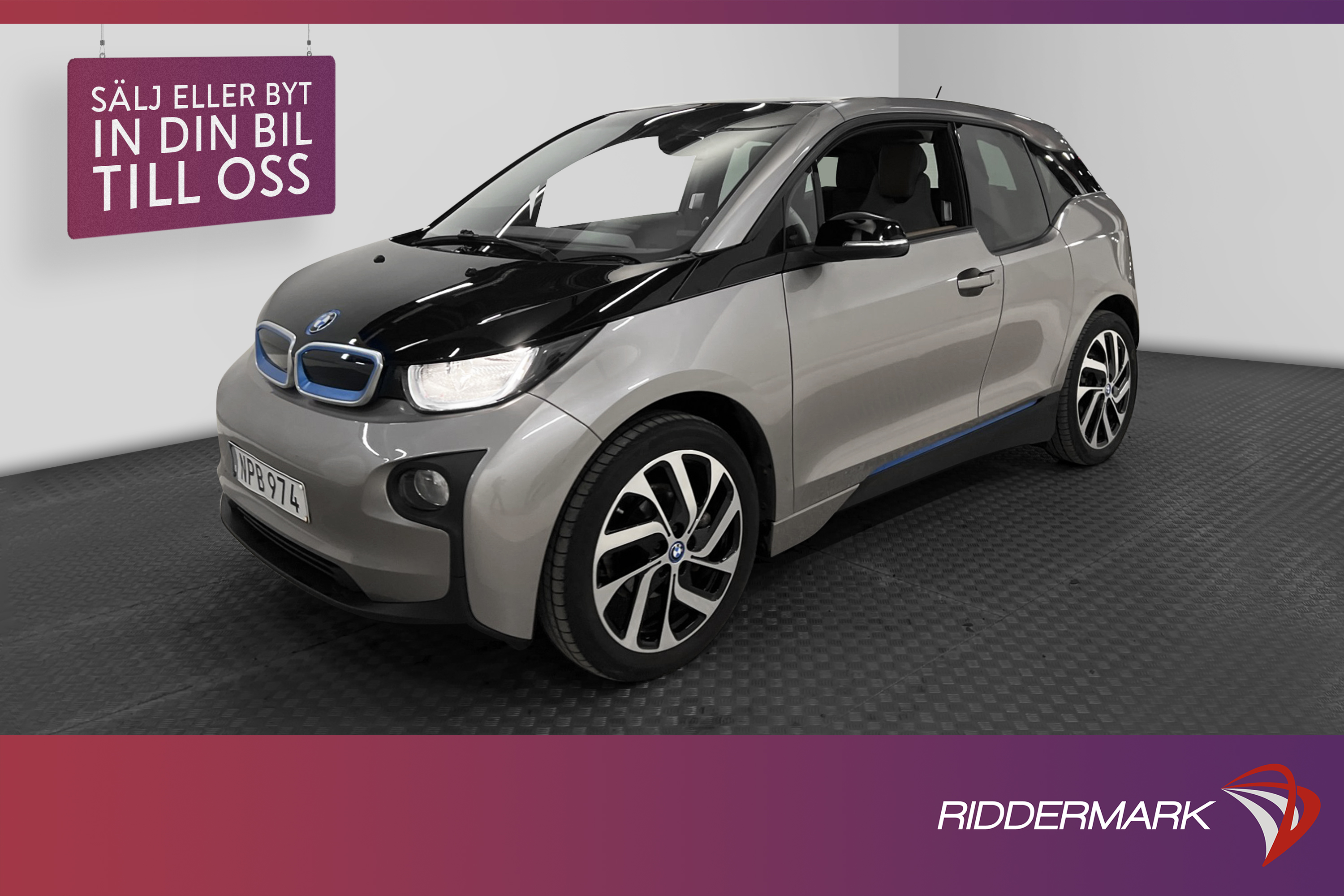 BMW i3 60 Ah REX 170hk Comfort CCS Parkeringssensorer