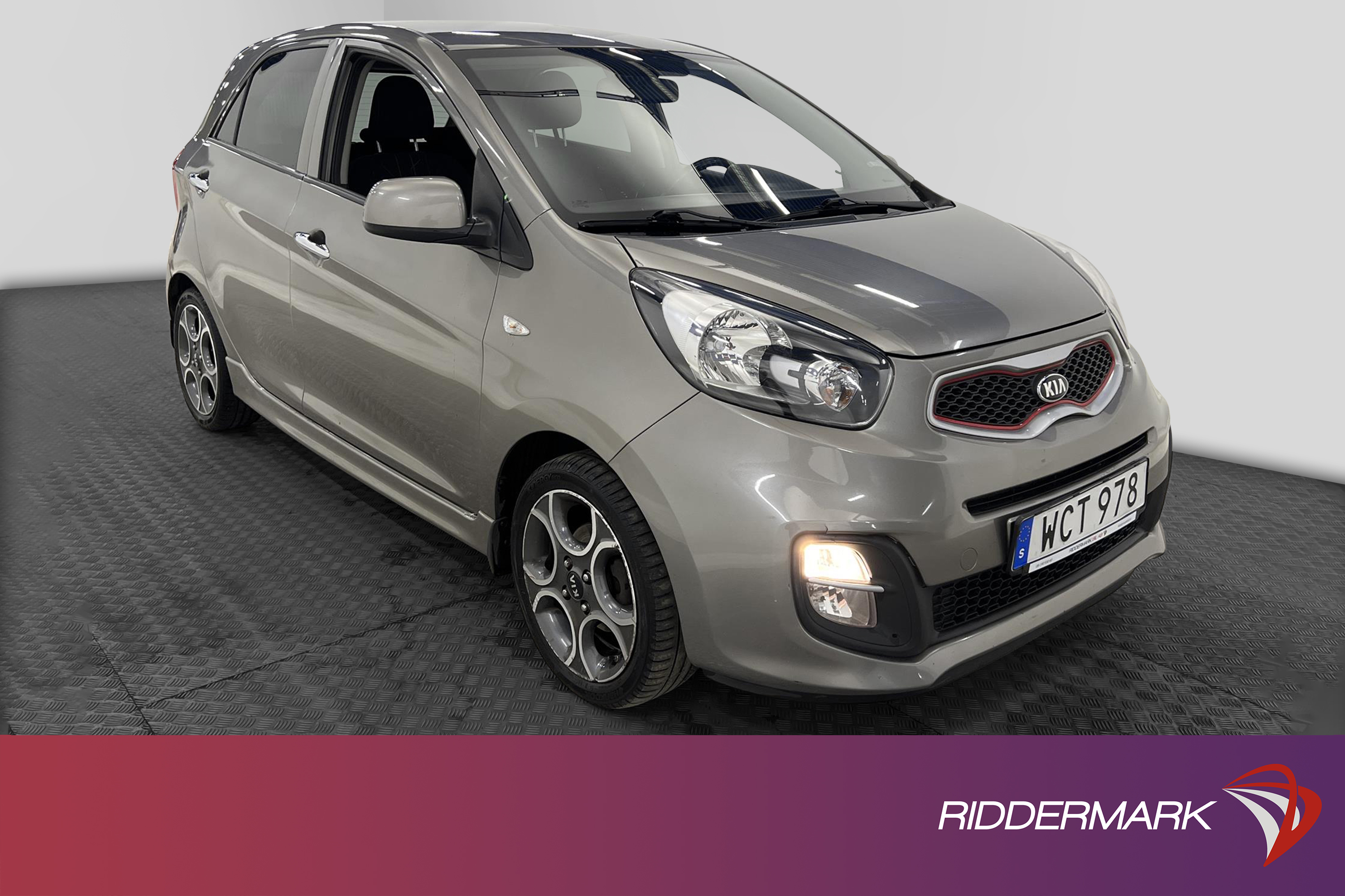 Kia Picanto 1.2 85hk Automat Rattvärme Nyservad Lågskatt