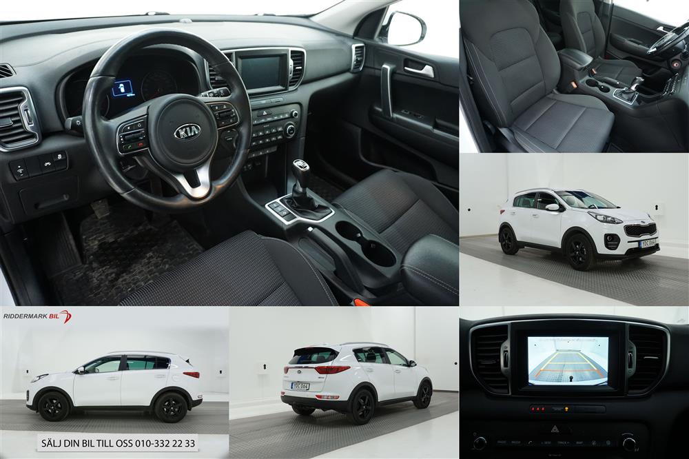 KIA Sportage 1.7 CRDi  Backkamera Drag M&K Rattvärme 115hk