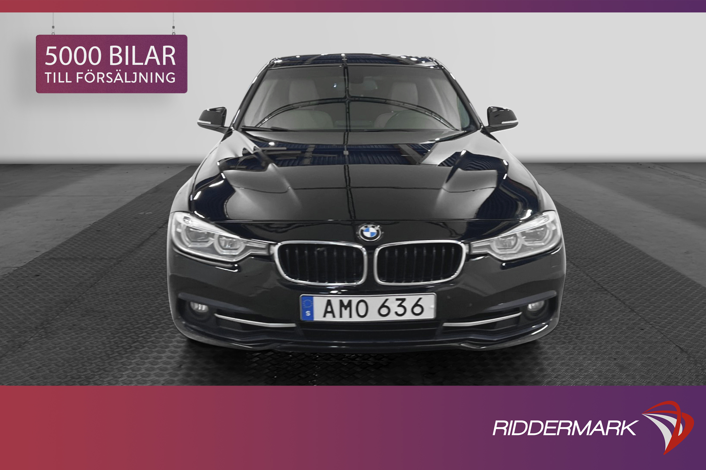 BMW 330i Sportline 252hk Dragkrok Skinn LED 