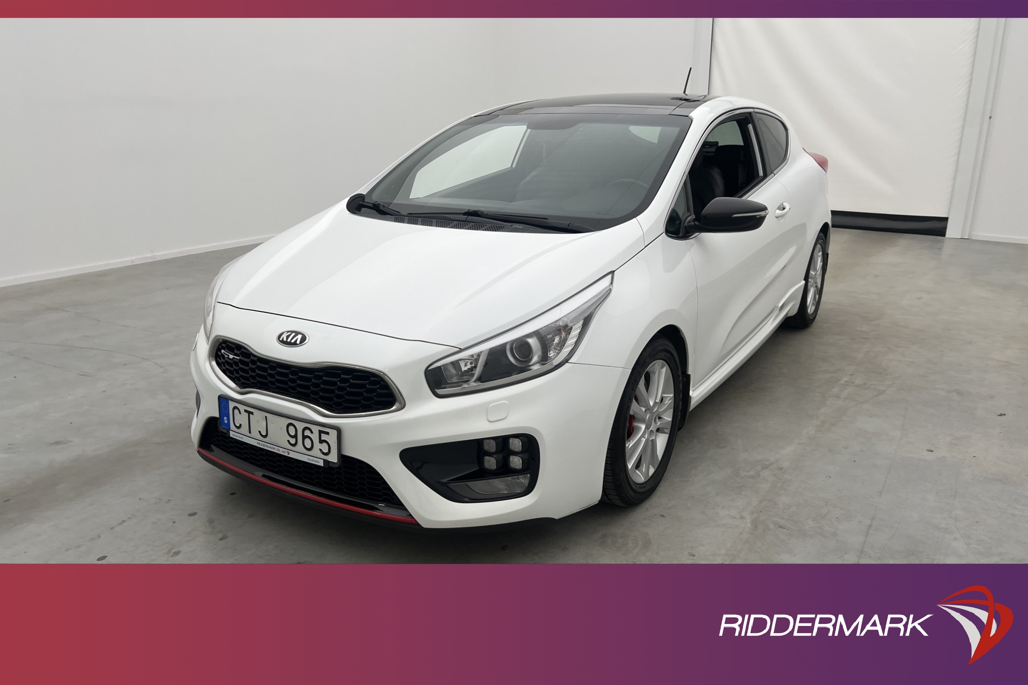 Kia pro_cee'd GT 1.6 GDI 204hk Taklucka Värmare Bkamera Navi