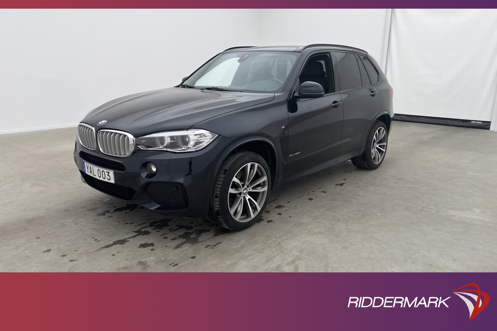 BMW X5 xDrive40d M Sport 7-sits Pano Värm Navi Komfort Drag