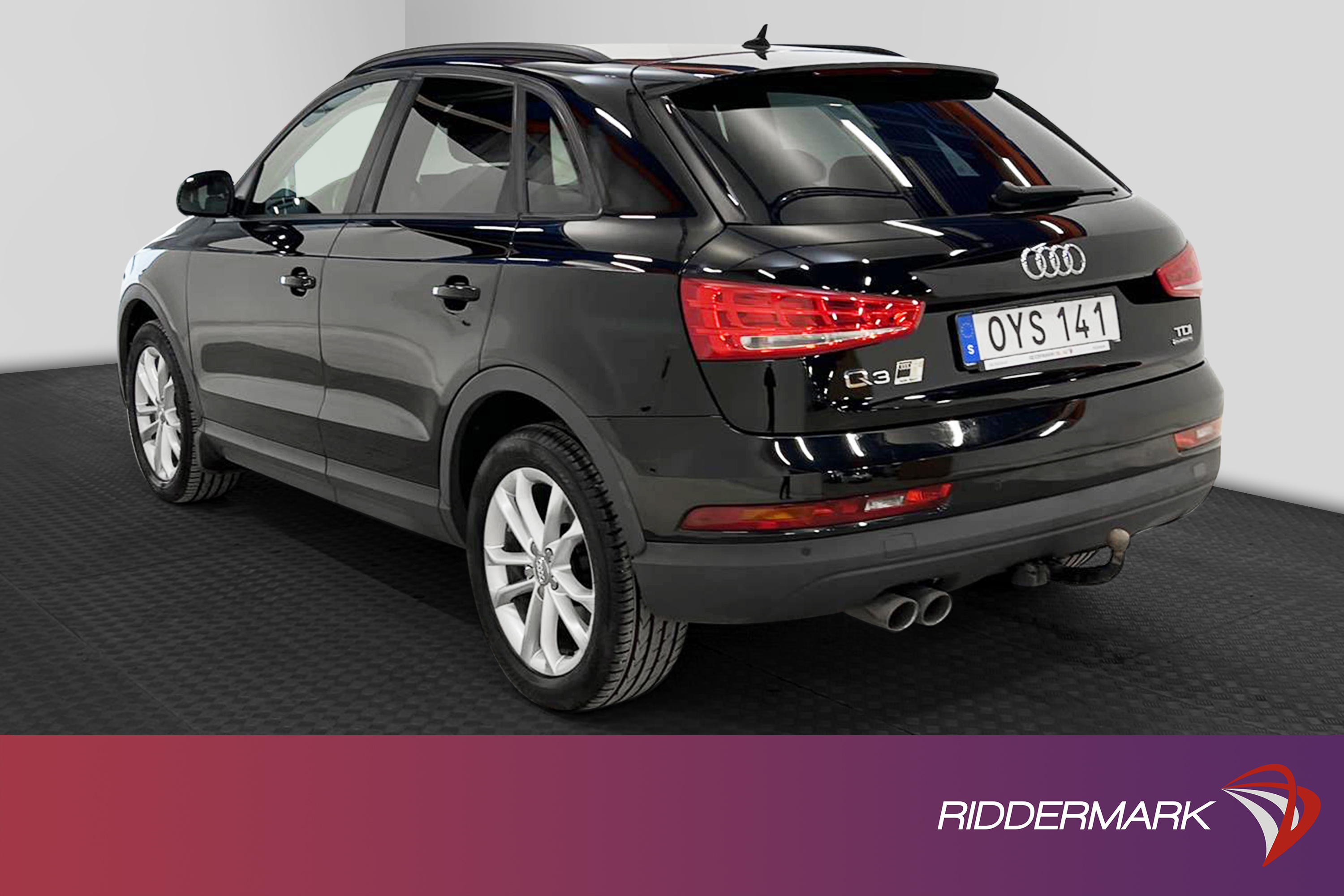 Audi Q3 2.0 TDI Quattro 150hk  Sport Edition Drag Välservad