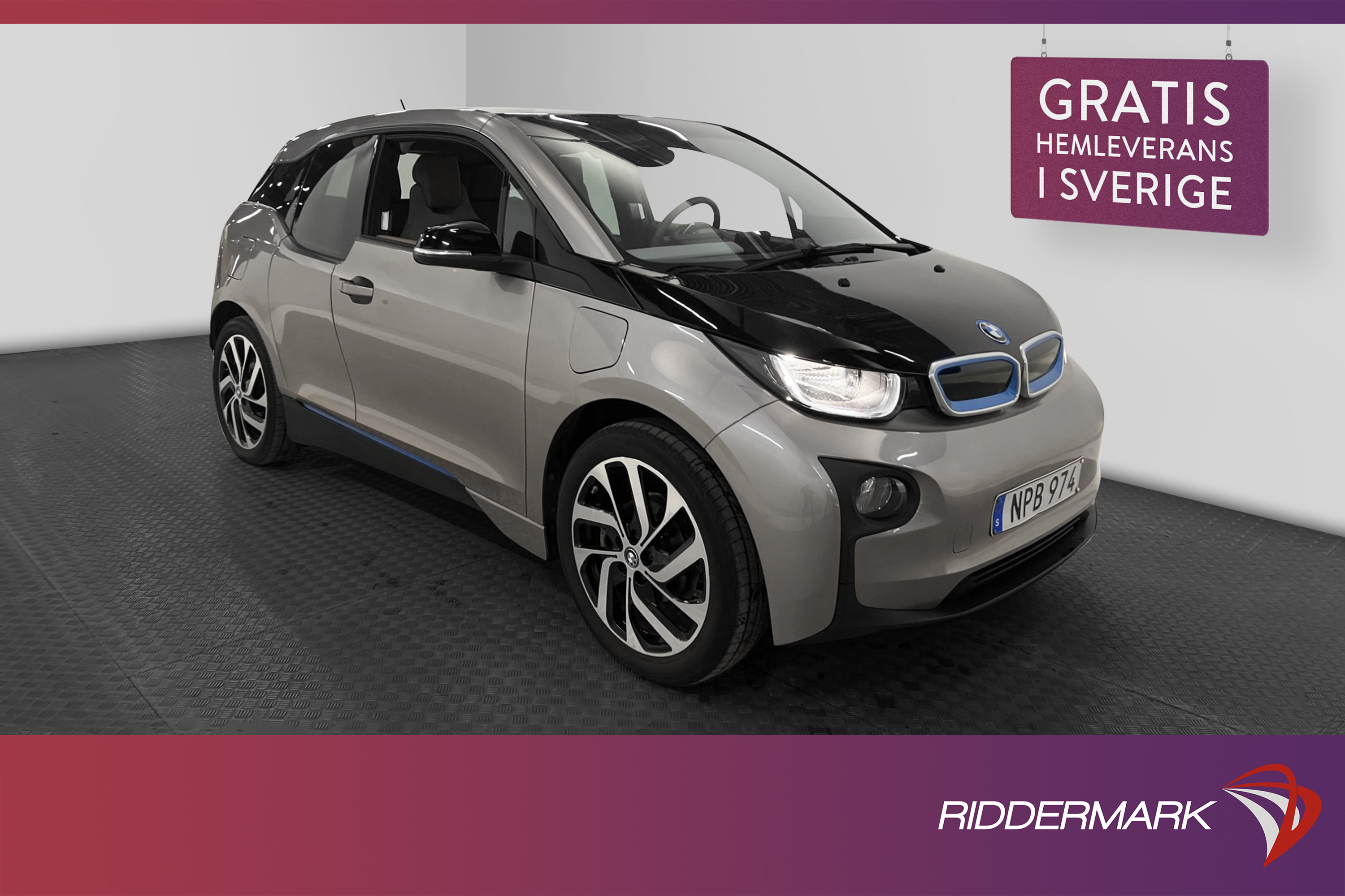 BMW i3 60 Ah REX 170hk Comfort CCS Parkeringssensorer