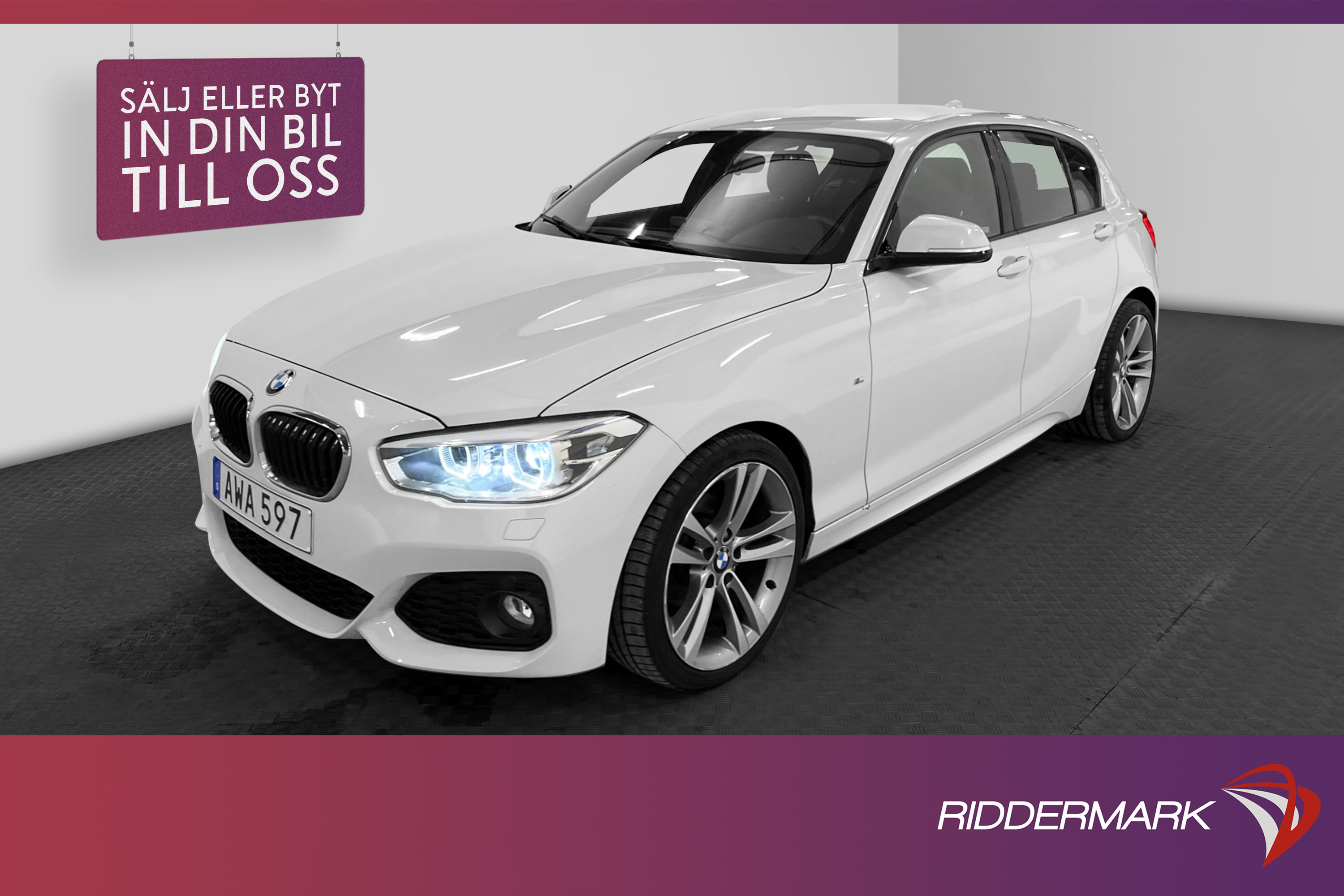 BMW 116 d 116hk M-Sport Alcantara P-sensorer Nyservad Eu6