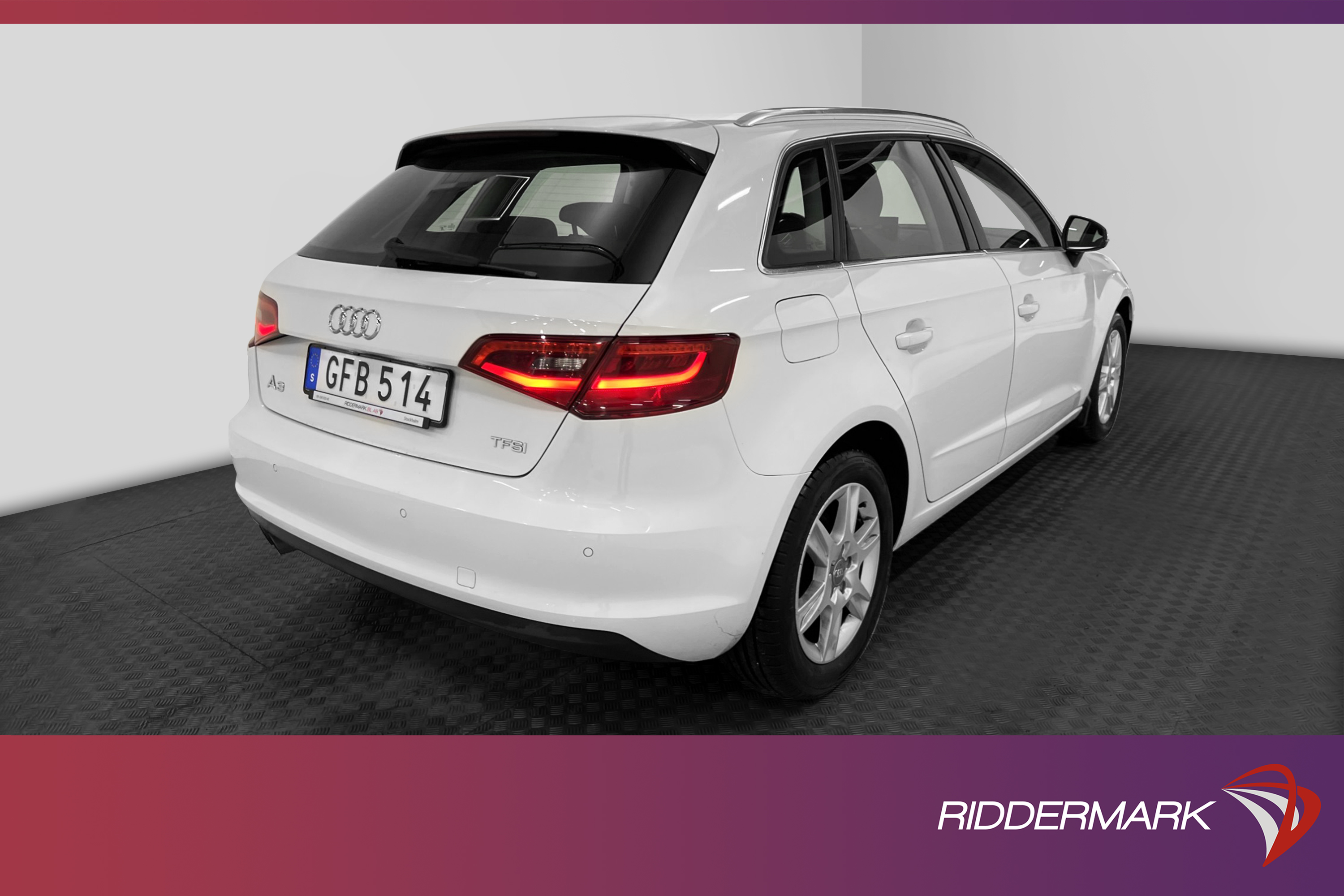 Audi A3 Sportback 1.4 TFSI 125hk P-sensorer 0.49l/mil