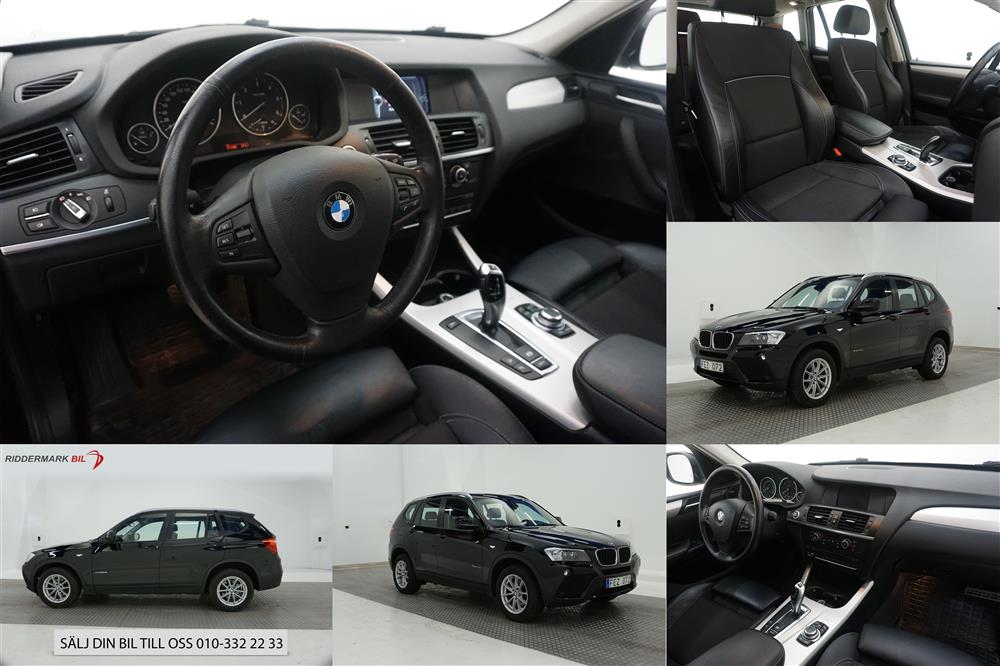 BMW X3 xDrive20d, 184hk Halvskinn Drag 